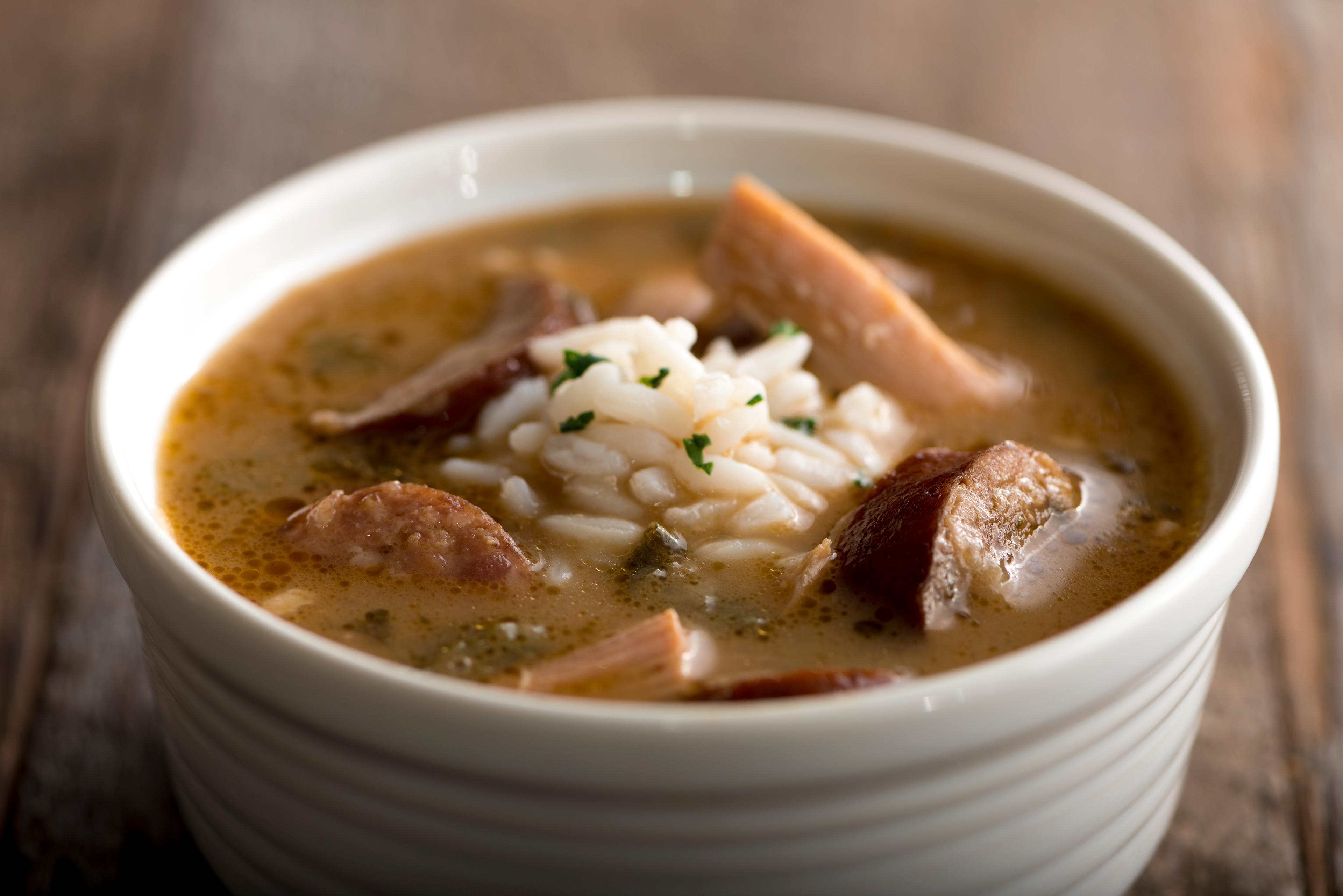 Chicken Sausage Gumbo Cup